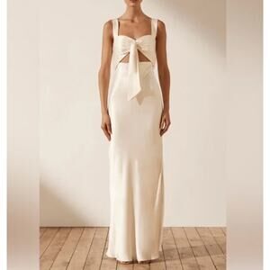 Shona Joy Cream Maxi Dress